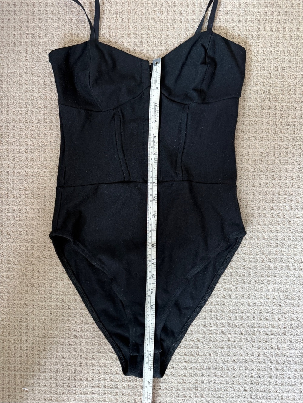 Topshop Hook & Eye Corset Bodysuit | Size 6 - Picture 4 of 5